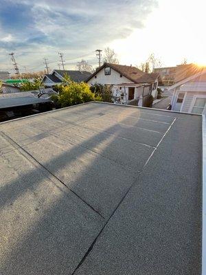 Detached Garage looking South.