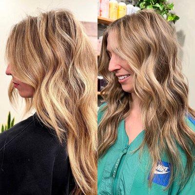 Summer blonde to Fall blonde