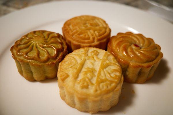 Assorted mini mooncakes