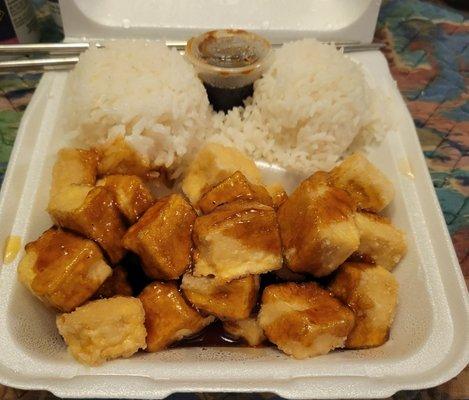 regular tofu terkiyaki