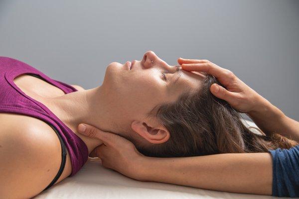 Craniosacral therapy supported relaxation