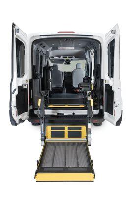 Ford Transit 150 - Standard Length - Rear Entry Wheelchair Accessible Van