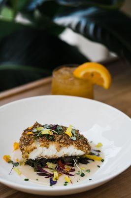 Pecan Crusted Snapper