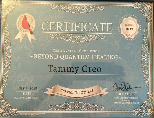 Beyond Quantum Healing is an energy healing that reaches your subconscious through Hypnosis and Meditation to reach hidden memories and heal