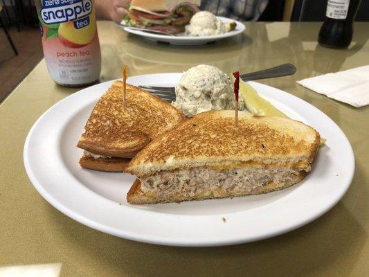 Tuna melt - my favorite! The tuna is always just right, not too wet, not too dry.