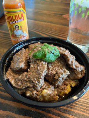 16. Beef Stew Mofongo to go.