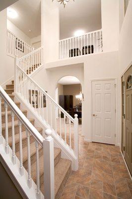 2 story home foyer