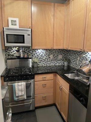 Sparkling clean kitchen