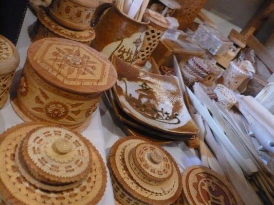 Finns are talented at leather and wood carving.