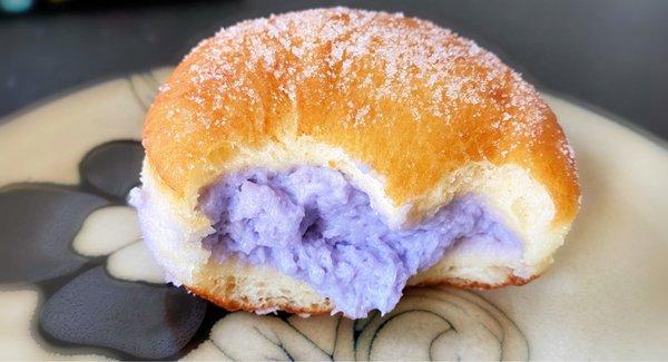 Ube donut ($3 each), very soft bun with light ube-flavored cream, perfect!