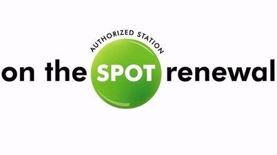 We offer on the spot renewal!