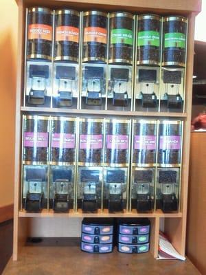 Coffee bean selection!