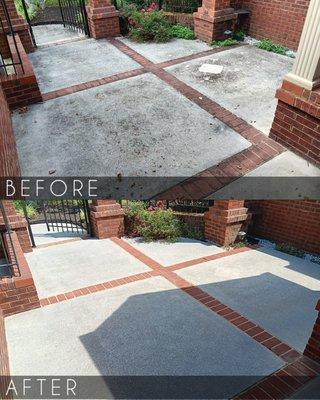 Patio pressure washing in Maryville, TN. - Follow us for more amazing results!