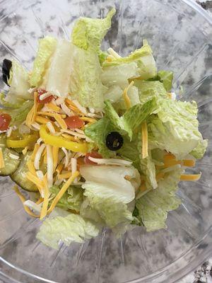 Side salad garbage