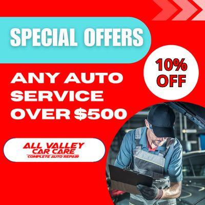 Auto Repair Special Discount