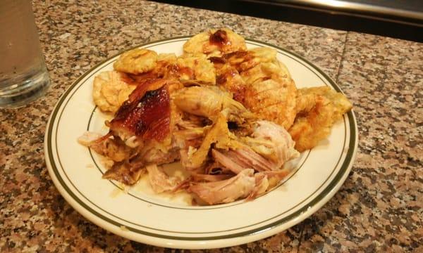 Pernil with tostones