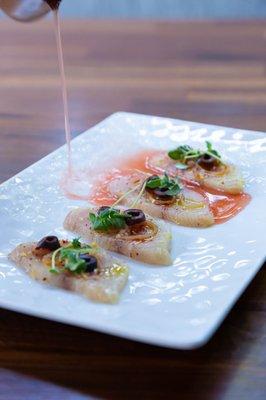 Hamachi Crudo