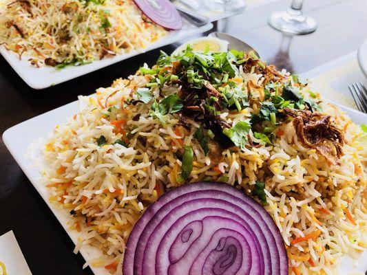 Hyderabadi Chicken Dum Biryani Rice