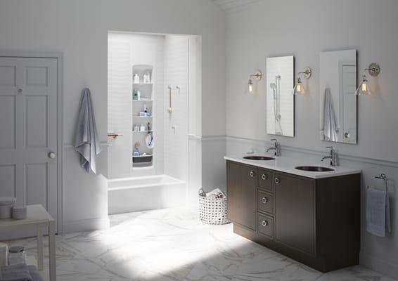 Design with a vision - yours. The KOHLER Tailored Vanity Collection has the size, style and features your're sure to love.