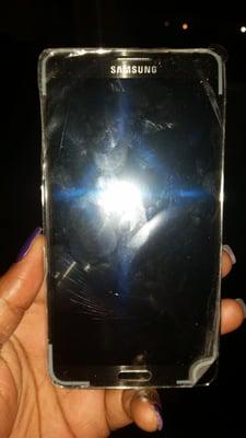 Cracked phone