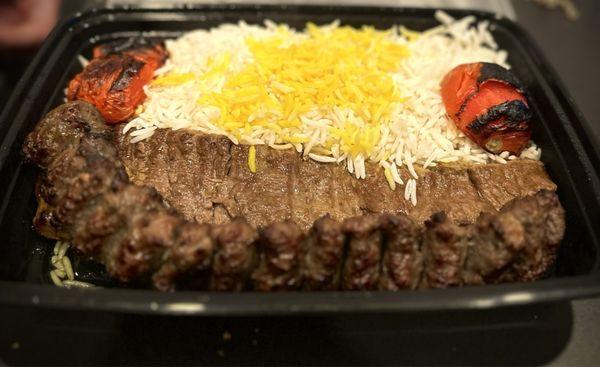 Fillet Mignon & Beef Kabob (Soltani)