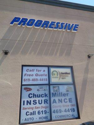 We are agents for Progressive and Covered California