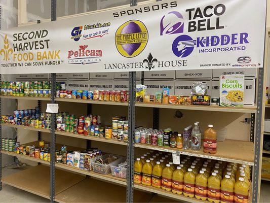 Food Pantry Open Every Thursday at 9:30am