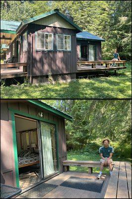 Whittakers Bunkhouse, Cottage deck.