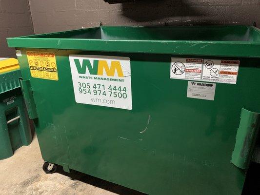 New dumpster installed!