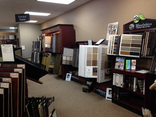 Carpet selection at Contract Furnishings Mart Redmond