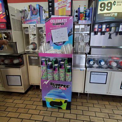 Honesty is the best policy here for One FREE 12oz Slurpee!  7-11-2023