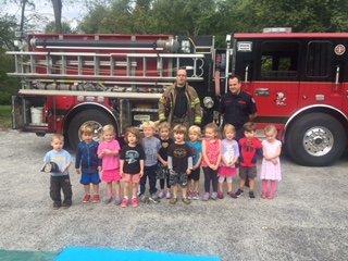 Our students enjoyed their visit from the West Chester Fire Department.