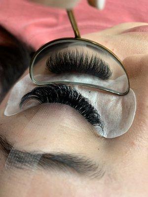 Volume lashes