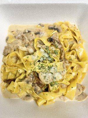 Mushroom tagliatelle