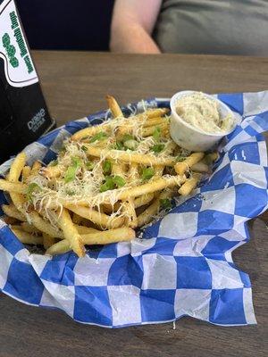 Fries with garlic aioli- amazing