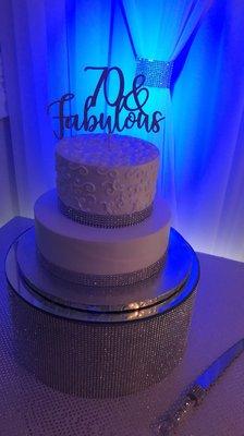 Venue was perfect!!  Cake was beautiful and tasted delicious. Staff was very attentive!  Owners are awesome and very helpful.