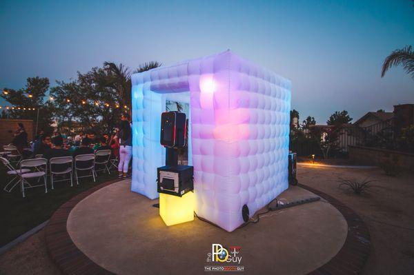 Photo Booth with LED Inflatable Enclosure