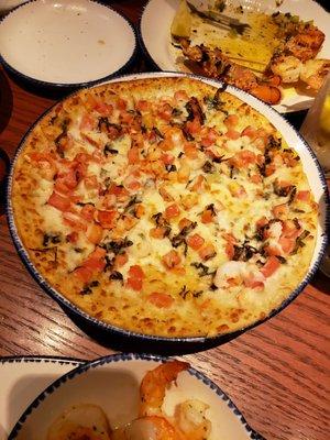 Lobster and Langostino Pizza