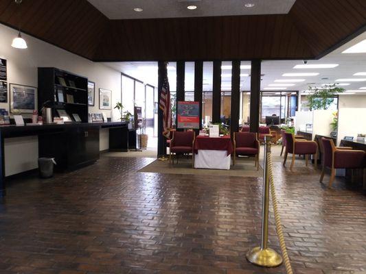 Spacious lobby