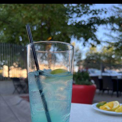 Refreshing Crabby Ocean water on the patio!