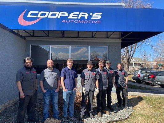 The team at Cooper's Automotive!