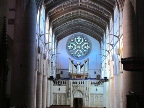 view from the high altar looking west