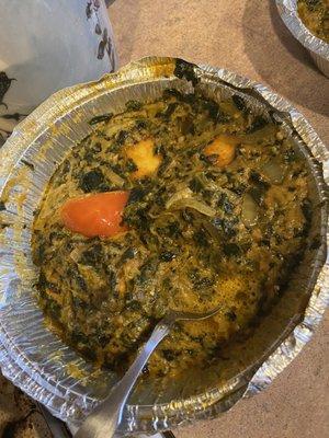 Saag paneer