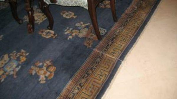 Immediate treatment of water damaged rugs is essential to minimizing their bleeding and shrinkage.