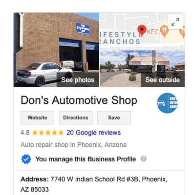 Don's Automotive Shop