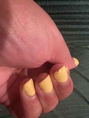 Uncured gel polish