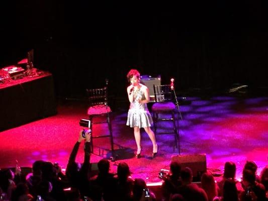 a performance at the Lunar New Year Fair