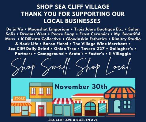 Come on down to Sea cliff this holiday season !