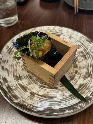 Scallop handroll