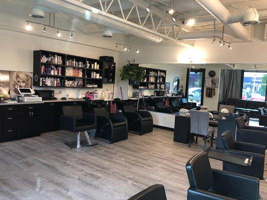 Inside New Salon in Solana Beach